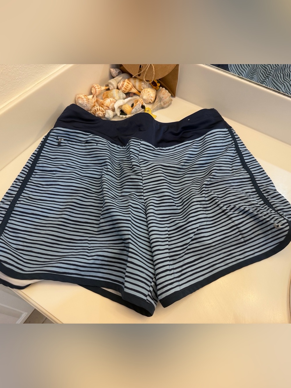 Hang Ten Black Swim Bottom with Gold Logo